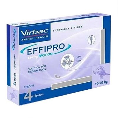 Effipro-Pipetas-antiparasitarias para perros 10-20 kg